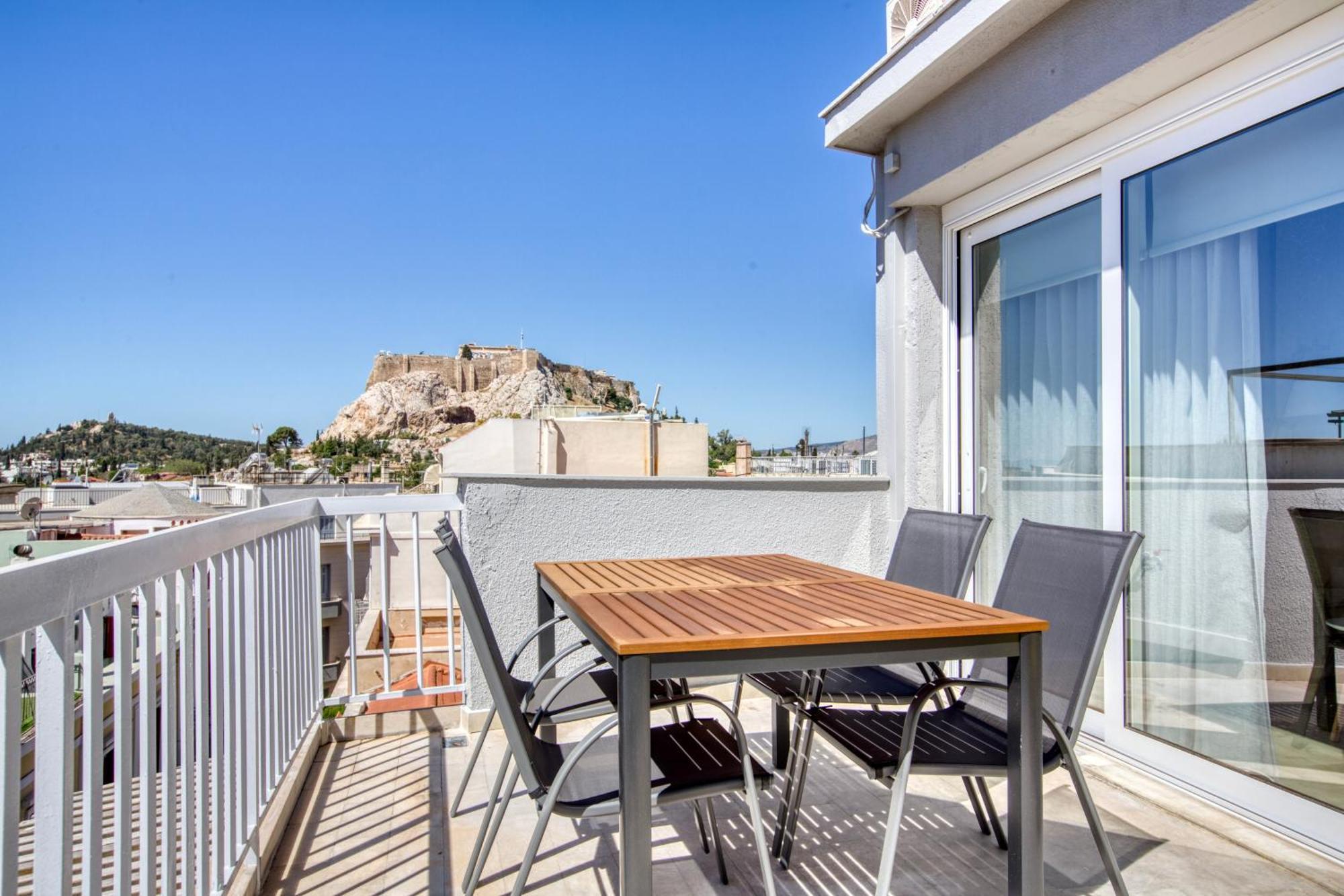 Avgi - Premium Acropolis View - Family Bedroom Atene Esterno foto